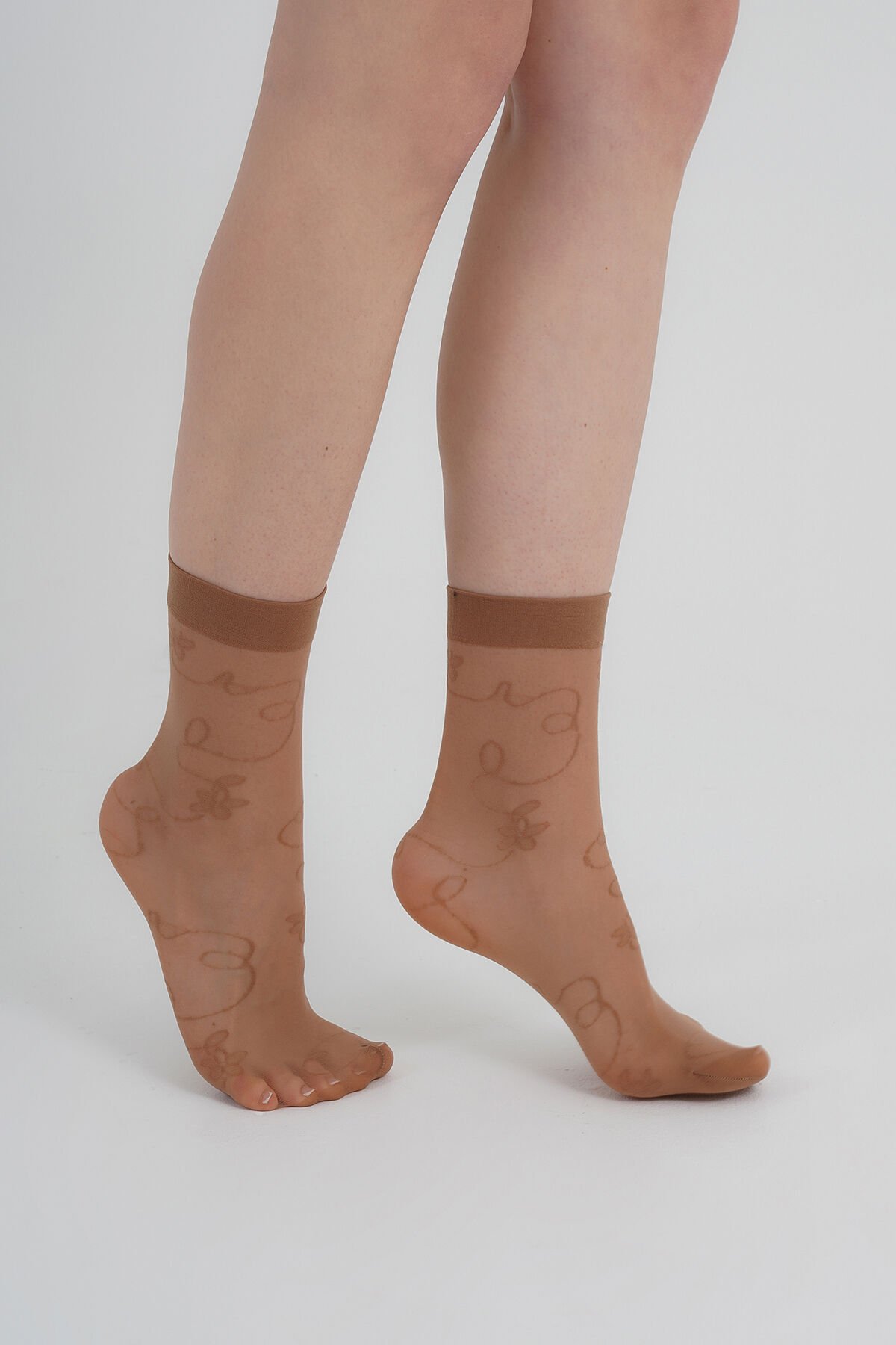 20 DEN Desenli Soket